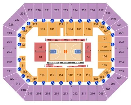 Raising Cane's River Center Arena Seating Chart